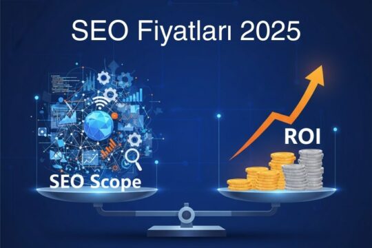 SEO fiyatları, yatırım getirisi (ROI) ve projenin karmaşıklığını gösteren denge grafiği.