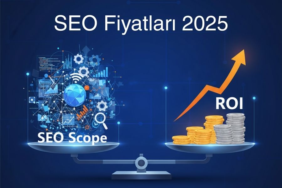 SEO fiyatları, yatırım getirisi (ROI) ve projenin karmaşıklığını gösteren denge grafiği.